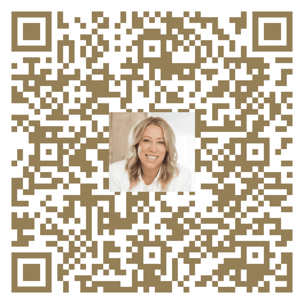 QR code for contact information of Lesley Hauville, dedicated and knowledgeable Calgary real estate agent, ready to assist with your home buying and selling needs.